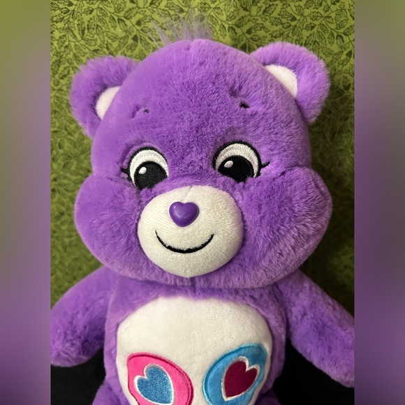 Care Bear Purple Share Bear 14" Plush 2020 - Picture 2 of 10